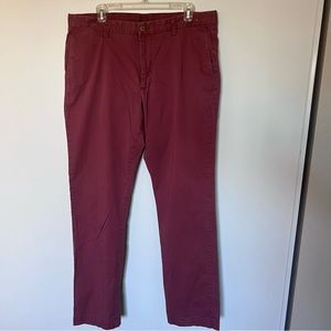 Tommy Bahamas Mens Pants 38x34 Maroon Color
